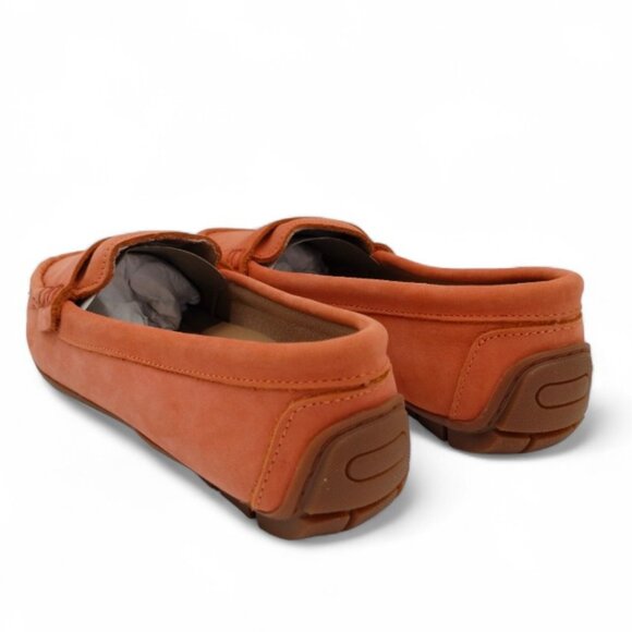 Blondo Shellby Women's Size 7.5 M Orange Suede Nubuck Waterproof Driver Loafer - Picture 11 of 13